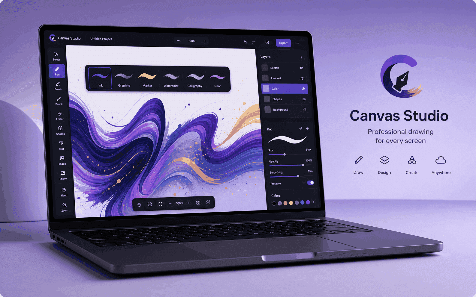 Canvas Studio desktop screenshot 1 of 1